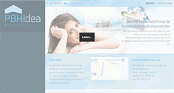 Desktop Screenshot of pbh-idea.ch